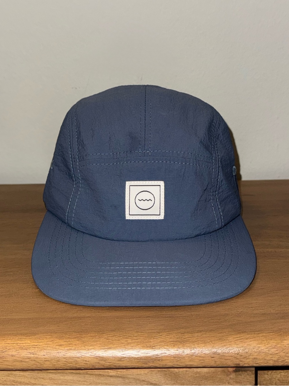 Unbranded Slate Blue Five-Panel Camp Cap